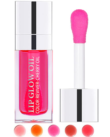 Plumping Lip Glow Oil, Hydrating Tinted Lip Oil Gloss, Transparent Toot Lip Oil, Long Lasting Lip Balm Moisturizing Glow Oil, Glitter Shine Primer Lip Tint Lip Care Product,Gift for Women(#015 Cherry) Plumping Lip Glow Oil, Hydrating Tinted Lip Oil Gloss, Transparent Toot Lip Oil, Long Lasting Lip Balm Moisturizing Glow Oil, Glitter Shine Primer Lip Tint Lip Care Product,Gift for Women(#015 Cherry)