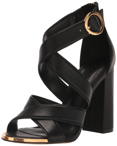 DKNY Women's Transitional Emelen-Strappy San Heeled Sandal, Black, 7.5 DKNY Women's Transitional Emelen-Strappy San Heeled Sandal, Black, 7.5