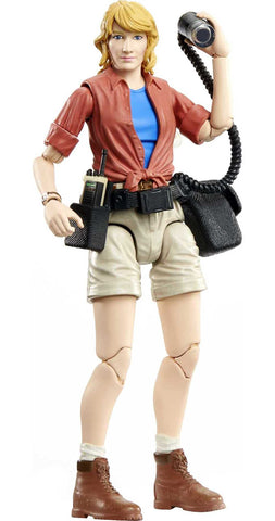 Jurassic World Amber Collection Dr. Ellie Sattler 6-in Action Figure, Swappable Hands & Head, Utility Belt & Radio Accessories, Collectible Gift for 8 Years Old & Up Jurassic World Amber Collection Dr. Ellie Sattler 6-in Action Figure, Swappable Hands & Head, Utility Belt & Radio Accessories, Collectible Gift for 8 Years Old & Up