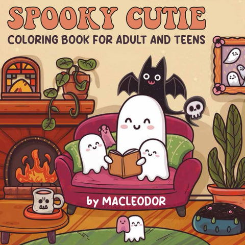 Spooky Cutie: Coloring book for adult and teens Enjoy 40+ Images to Add Your Own Artistic Touch cute and Creepy Creatures Enjoying Cozy Hygge Moments for Relaxation Spooky Cutie: Coloring book for adult and teens Enjoy 40+ Images to Add Your Own Artistic Touch cute and Creepy Creatures Enjoying Cozy Hygge Moments for Relaxation