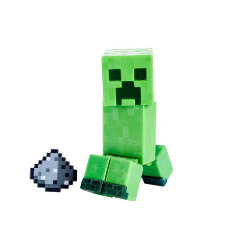 Mattel Minecraft Creeper 3.25" Scale Scale Video Game Authentic Action Figure with Accessory and Craft-a-Block Mattel Minecraft Creeper 3.25" Scale Scale Video Game Authentic Action Figure with Accessory and Craft-a-Block