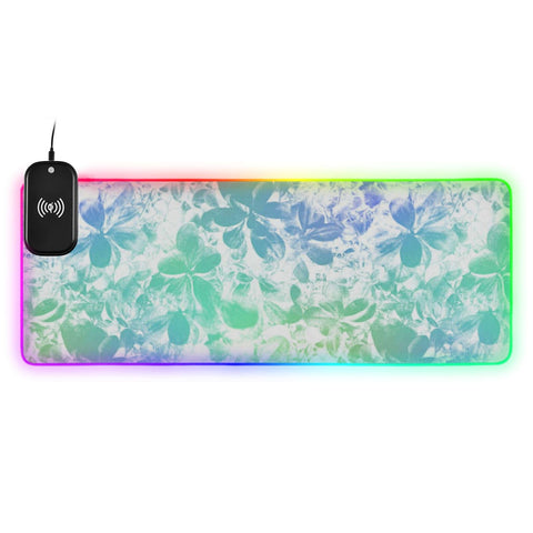 Color Leaves Wireless Charging Mouse Pad for Mobile Phone Extra Large Gaming Mousepad with 13 Lighting Modes Mouse Mat for MacBook PC Laptop Desk Office Home Gaming Color Leaves Wireless Charging Mouse Pad for Mobile Phone Extra Large Gaming Mousepad with 13 Lighting Modes Mouse Mat for MacBook PC Laptop Desk Office Home Gaming