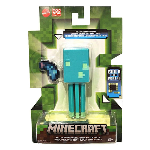 Mattel Glow Squid Minecraft Figure Mattel Glow Squid Minecraft Figure