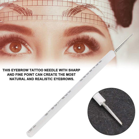 Sonew 50pcs Microblading Disposable Eyebrow Tattoo Pins Semi Eyebrow Makeup Tool Manual 3/7/9 Pins(R 3pins) Sonew 50pcs Microblading Disposable Eyebrow Tattoo Pins Semi Eyebrow Makeup Tool Manual 3/7/9 Pins(R 3pins)