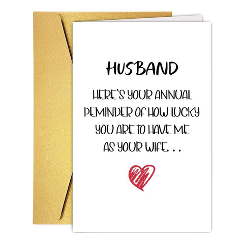 RUALOVE Funny Valentine's Day Card Husband, Anniversary Card Husband, Birthday Card Him, Husband Birthday, Anniversary Card Him, Birthday Card Men, Birthday Card Boyfriend, Valentines Day Card RUALOVE Funny Valentine's Day Card Husband, Anniversary Card Husband, Birthday Card Him, Husband Birthday, Anniversary Card Him, Birthday Card Men, Birthday Card Boyfriend, Valentines Day Card