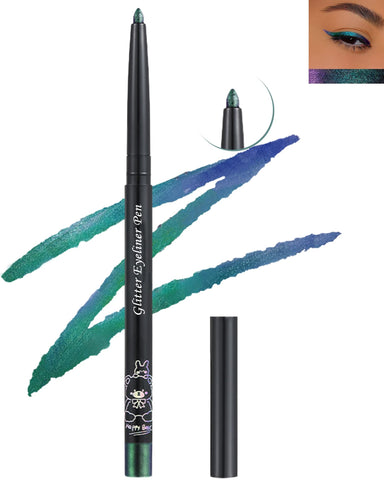 Chameleon Glitter Eyeliner Gel Pencil,Metallic Shimmer Blue Green Gel Eyeliner Pen,Longlasting Waterproof Eye Liner Eyeshadow Cream Stick for Women Eye Makeup,delineador de ojos contra el agua-05# Chameleon Glitter Eyeliner Gel Pencil,Metallic Shimmer Blue Green Gel Eyeliner Pen,Longlasting Waterproof Eye Liner Eyeshadow Cream Stick for Women Eye Makeup,delineador de ojos contra el agua-05#