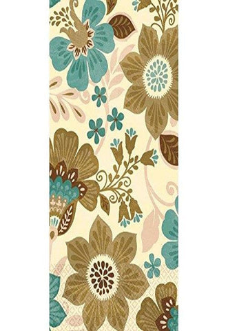 Jacobean Guest Towels Party Disposable Tableware and Supply, Paper, 2 Ply, 8" x 4", Pack of 16. Jacobean Guest Towels Party Disposable Tableware and Supply, Paper, 2 Ply, 8" x 4", Pack of 16.