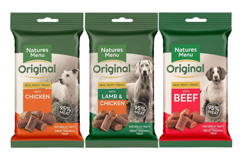 24 X 60g Natures Menu Gluten-free Natural Dog Treats - Bulk Multibuys 12 x 60g Chicken + 12 x 60g Lamb 24 X 60g Natures Menu Gluten-free Natural Dog Treats - Bulk Multibuys 12 x 60g Chicken + 12 x 60g Lamb