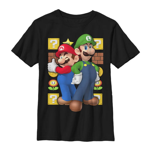 Nintendo Super Mario Boys Two Time, Black, Small Nintendo Super Mario Boys Two Time, Black, Small