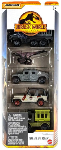 Matchbox Jurassic World 5 Pack Dominion (Terra Travel Squad) Matchbox Jurassic World 5 Pack Dominion (Terra Travel Squad)