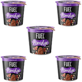 5 x 70g Chocolate Flavour Porridge Pots Morning Breakfast High Protein High Fibre Vegetarian