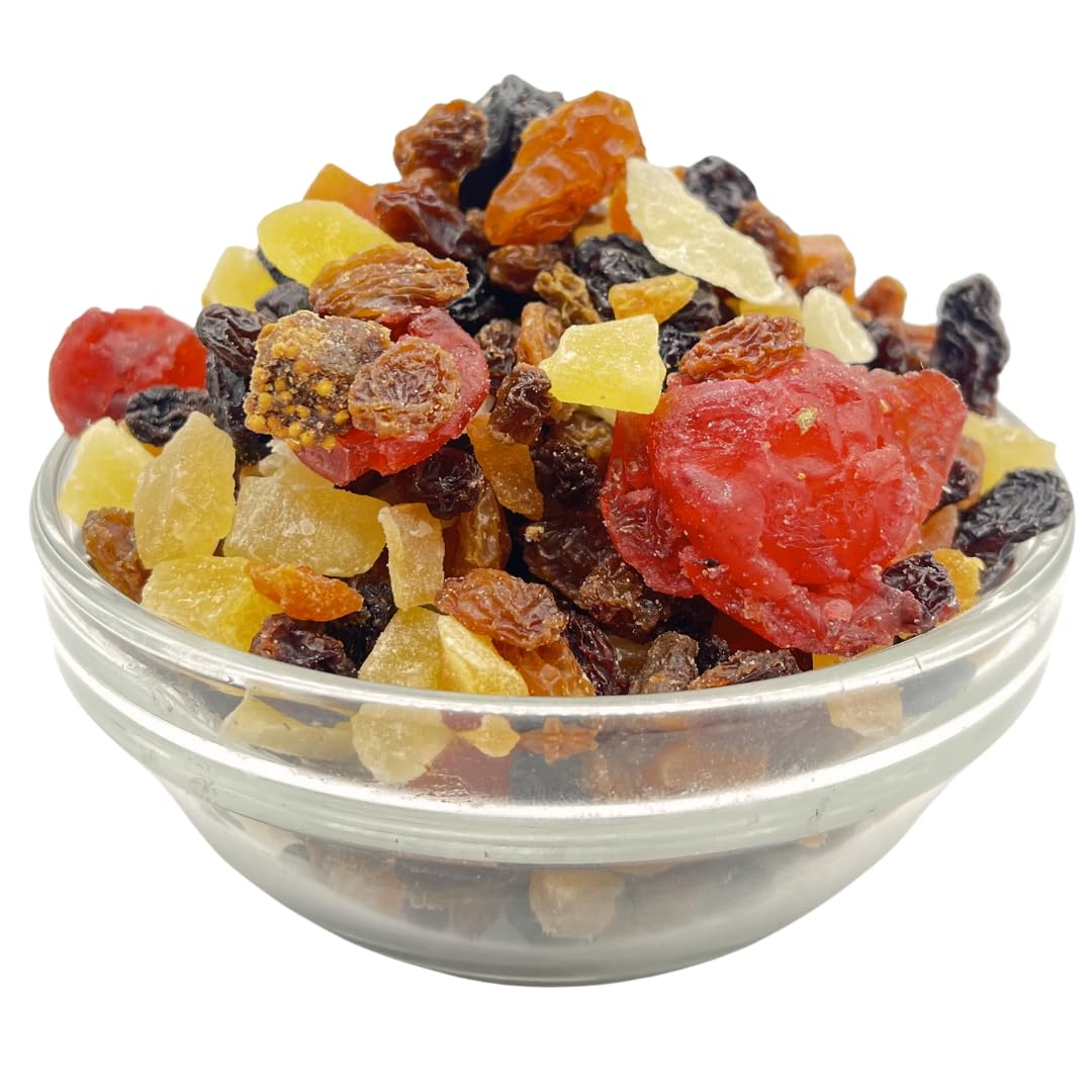 GoodFoodDelivered Dried Fruit Mixed 1kg - Premium Quality - Includes Raisins, Papaya, Pineapple, Mango & Sultanas - Perfect for Healthy Snacking, Baking, Vegetarian & Vegan