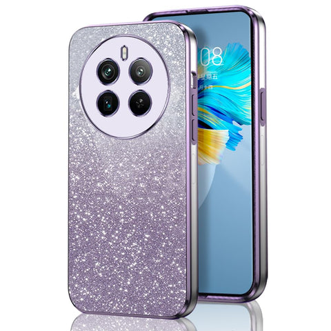 GOGME Glitter Case for Realme 12 Pro 5G / Realme 12 Pro+ Plus 5G, Slim Soft TPU Electroplating Frame Glitter/Transparent Shockproof Anti-Scratch Cover. Purple GOGME Glitter Case for Realme 12 Pro 5G / Realme 12 Pro+ Plus 5G, Slim Soft TPU Electroplating Frame Glitter/Transparent Shockproof Anti-Scratch Cover. Purple