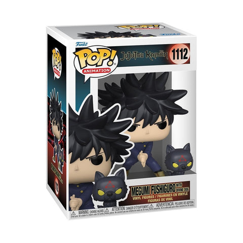 Funko Pop! & Buddy: Jujutsu Kaisen - Megumi with Dogs, Multicolor, 61360 Funko Pop! & Buddy: Jujutsu Kaisen - Megumi with Dogs, Multicolor, 61360