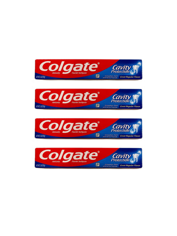 Cavity Protection Toothpaste with Fluoride, Regular Flavor 2.5 oz (Pack of 4) Cavity Protection Toothpaste with Fluoride, Regular Flavor 2.5 oz (Pack of 4)