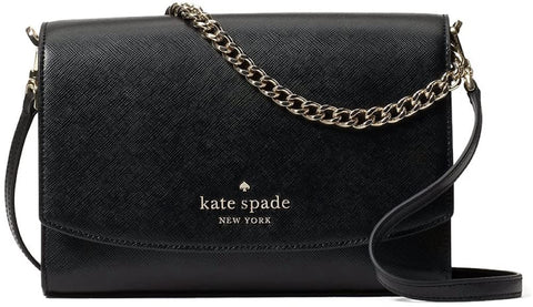 Kate Spade New York Cameron Carson Chain 3 in 1 Clutch Shoulder Bag Crossbody Bag, Carson Black Kate Spade New York Cameron Carson Chain 3 in 1 Clutch Shoulder Bag Crossbody Bag, Carson Black