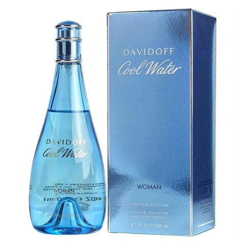Cool Water By Davidoff For Women Edt Spray 6.7 Oz, 200 ml
