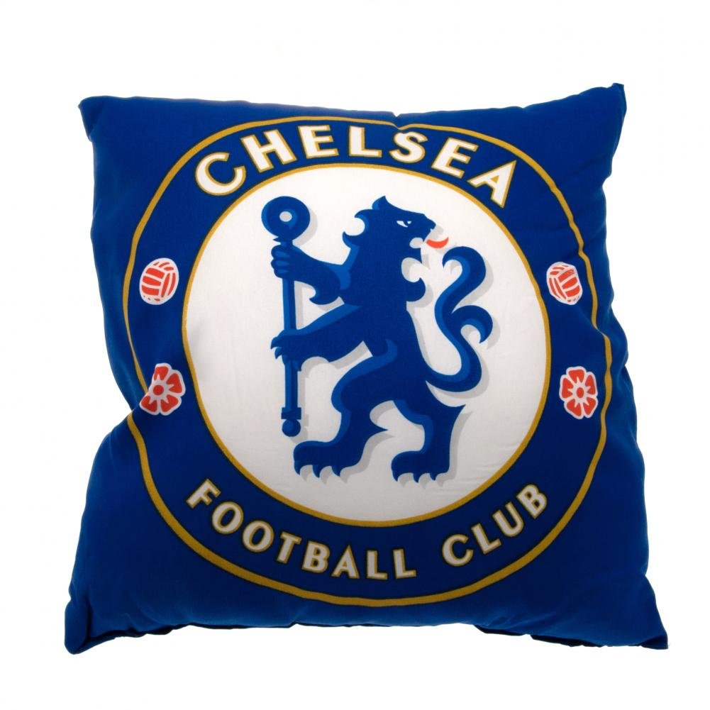 CHELSEA FC Official Product CUSHION CLUB CREST Filled 40 x 40 cms