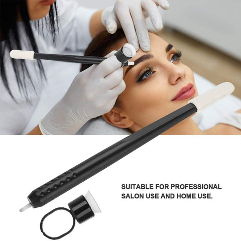 Semi Eyebrow Makeup Pen Disposable Microblading Pen with Pigment Ring Cup Semi Eyebrow Makeup Pen Disposable Microblading Pen with Pigment Ring Cup