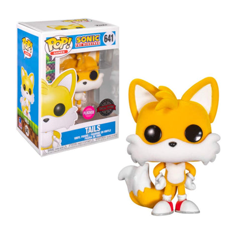 Funko Pop Sonic The Hedgehog Flocked Tails ( 641 - Exclusive ) Funko Pop Sonic The Hedgehog Flocked Tails ( 641 - Exclusive )