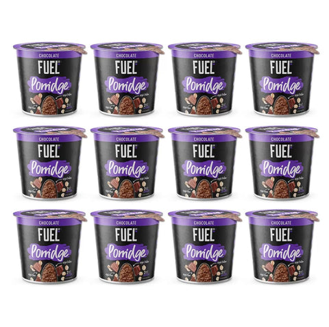 Fuel 10k Chocolate Porridge Pots, 12 x 70g Fuel 10k Chocolate Porridge Pots, 12 x 70g