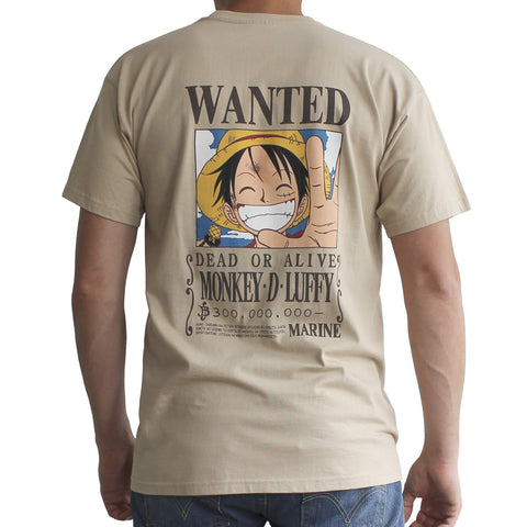 AbyStyle - T-Shirt - One Piece - " Wanted Luffy " Taille M - 3760116327916 AbyStyle - T-Shirt - One Piece - " Wanted Luffy " Taille M - 3760116327916