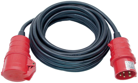 Brennenstuhl CEE extension cable IP44 (10m cable, H07RN-F 5G2,5, 5-pole with CEE plug and coupling, for outdoor use IP44, Made in Germany) black Brennenstuhl CEE extension cable IP44 (10m cable, H07RN-F 5G2,5, 5-pole with CEE plug and coupling, for outdoor use IP44, Made in Germany) black
