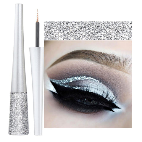 Rosarden Glitter Eyeliner Long Lasting Wear, Colored Eyeliners Makeup Pen, Metallic Liquid Eyeliner Waterproof Quick Dry Smooth No Fading Rainbow Eyeliner Eyeshadow Pencil, Women Sparkle Shimmer Color Eyeliner Rosarden Glitter Eyeliner Long Lasting Wear, Colored Eyeliners Makeup Pen, Metallic Liquid Eyeliner Waterproof Quick Dry Smooth No Fading Rainbow Eyeliner Eyeshadow Pencil, Women Sparkle Shimmer Color Eyeliner