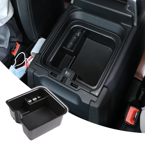 DIYUCAR For Landrover Discovery 4 2014-2016 Black Palstic Car Center Console Storage Box Phone Tray Accessories With Refrigerator DIYUCAR For Landrover Discovery 4 2014-2016 Black Palstic Car Center Console Storage Box Phone Tray Accessories With Refrigerator