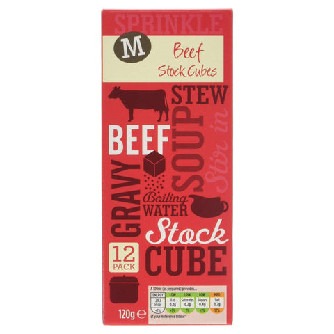 Morrisons Beef Stock Cubes 120g Morrisons Beef Stock Cubes 120g