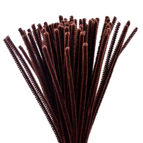 100pcs Pipe Cleaners Chenille Stems for DIY Art Supplies Craft Projects 6mmx30cm Christmas Pipe Cleaners Decoration, Brown 100pcs Pipe Cleaners Chenille Stems for DIY Art Supplies Craft Projects 6mmx30cm Christmas Pipe Cleaners Decoration, Brown