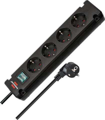 Brennenstuhl Power extension 1.5 m 4 AC outlet(s) Indoor Bremounta, 1150650114 (outlet(s) Indoor Bremounta Extension Socket 4-way black 1.5m H05VV-F 3G1.5) Brennenstuhl Power extension 1.5 m 4 AC outlet(s) Indoor Bremounta, 1150650114 (outlet(s) Indoor Bremounta Extension Socket 4-way black 1.5m H05VV-F 3G1.5)