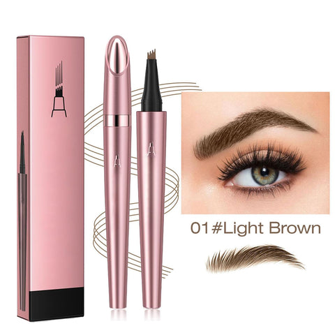 2024 New Magic Eyebrow Pencil, 2pcs 4 Tip Microblade Eyebrow Pen, Eyebrow Tattoo Pencil 4 Fork Tip, 3D Waterproof Magic Eyebrow Pencil, Long-Lasting Natural Fine Stroke Eyebrow Pencil (Light Brown) 2024 New Magic Eyebrow Pencil, 2pcs 4 Tip Microblade Eyebrow Pen, Eyebrow Tattoo Pencil 4 Fork Tip, 3D Waterproof Magic Eyebrow Pencil, Long-Lasting Natural Fine Stroke Eyebrow Pencil (Light Brown)