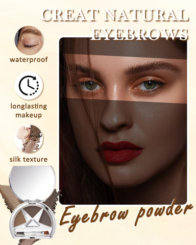 Eyebrow Powder Makeup Kit-3 Colors Eye Brow Powder Long-Lasting Waterproof,Tinted Eyebrow Powder Light Medium Dark Brown Brow Filler,Fill & Sculpt Full Eyebrow for Women,With Mirror,Brow Tool-Set 01 Eyebrow Powder Makeup Kit-3 Colors Eye Brow Powder Long-Lasting Waterproof,Tinted Eyebrow Powder Light Medium Dark Brown Brow Filler,Fill & Sculpt Full Eyebrow for Women,With Mirror,Brow Tool-Set 01