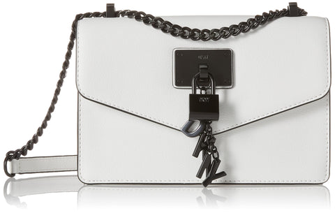 DKNY Classic Elissa-sm Shouldr Flp, Optic White DKNY Classic Elissa-sm Shouldr Flp, Optic White