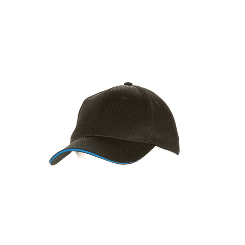 Chef Works Cool Vent Baseball Cap, Black/Blue, One Size Chef Works Cool Vent Baseball Cap, Black/Blue, One Size