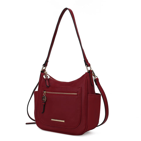 MKF Collection Crossbody Bag for Women,Vegan Leather Shoulder Bag Handbag Purse By Mia K Red MKF Collection Crossbody Bag for Women,Vegan Leather Shoulder Bag Handbag Purse By Mia K Red