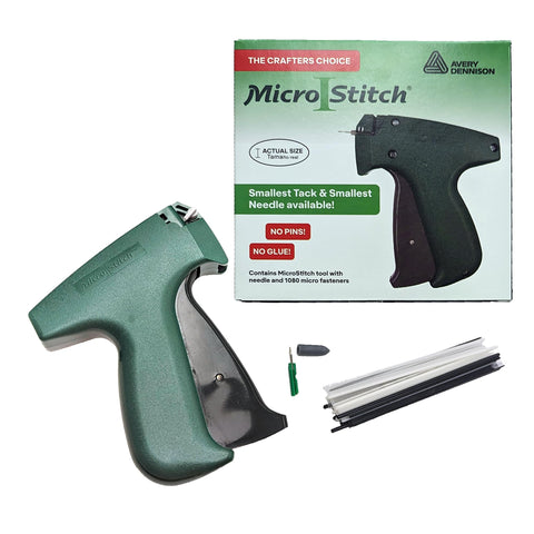 AVERY MicroStitch Tagging Gun Kit - Includes 1 Needle, 540 Black Fasteners & 540 White Fasteners (Starter Kit) AVERY MicroStitch Tagging Gun Kit - Includes 1 Needle, 540 Black Fasteners & 540 White Fasteners (Starter Kit)