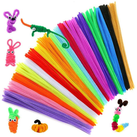 Pipe Cleaners Chenille Stems for DIY Art Supplies Craft Projects 6mmx30cm Christmas Pipe Cleaners Decoration, 200pcs Pipe Cleaners Chenille Stems for DIY Art Supplies Craft Projects 6mmx30cm Christmas Pipe Cleaners Decoration, 200pcs