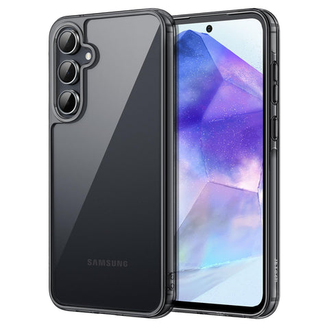 JETech Case for Samsung Galaxy A55 5G, Non-Yellowing Shockproof Bumper Protective Phone Cover, Anti-Scratch Hard PC Back (Black) JETech Case for Samsung Galaxy A55 5G, Non-Yellowing Shockproof Bumper Protective Phone Cover, Anti-Scratch Hard PC Back (Black)