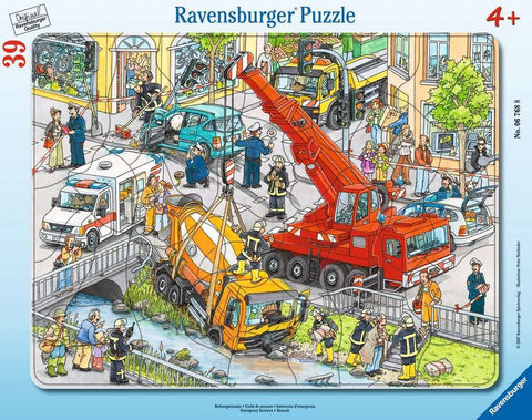 Ravensburger Puzzle - Emergency Unit - 39 Pieces Ravensburger Puzzle - Emergency Unit - 39 Pieces
