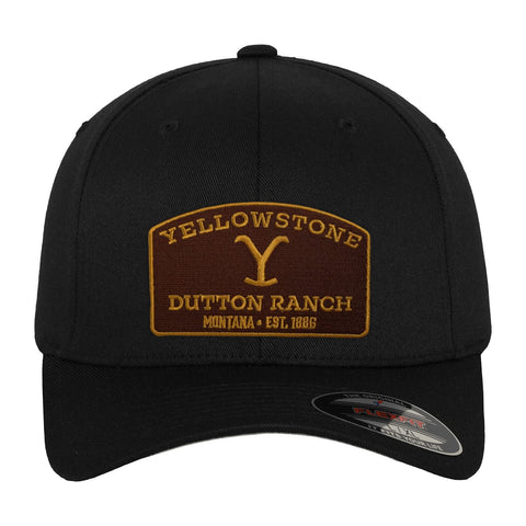 Yellowstone Officially Licensed Flexfit Cap (Black), Small/Medium Yellowstone Officially Licensed Flexfit Cap (Black), Small/Medium