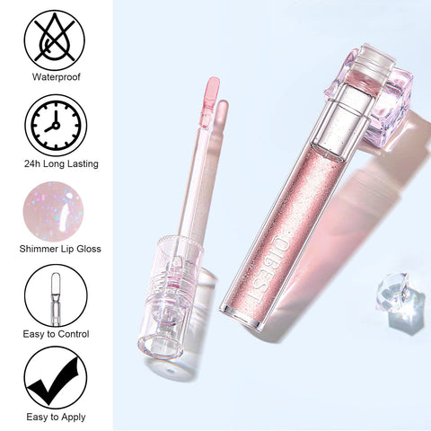 Rosarden Shimmer Hydrating Lip Gloss - Moisturizing Glossy Lip Gloss - Lip Plumping Gloss - Plumping Lip Oil- Non Sticky Lip Gloss - Waterproof & Long Lasting Lip Gloss - Pink Lip Gloss for Women Rosarden Shimmer Hydrating Lip Gloss - Moisturizing Glossy Lip Gloss - Lip Plumping Gloss - Plumping Lip Oil- Non Sticky Lip Gloss - Waterproof & Long Lasting Lip Gloss - Pink Lip Gloss for Women