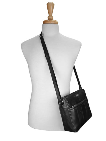Quenchy London Ladies Leather Handbag, Shoulderbag can be Worn Cross Body, 4 Zipped Compartments, Single Shoulder Strap, Small to Medium Size Hand Bag QL171 Quenchy London Ladies Leather Handbag, Shoulderbag can be Worn Cross Body, 4 Zipped Compartments, Single Shoulder Strap, Small to Medium Size Hand Bag QL171