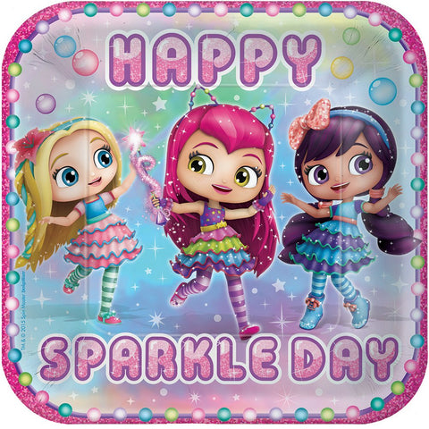 Little Charmers 8 count Dessert Cake 7" Plates Birthday Party Supplies Little Charmers 8 count Dessert Cake 7" Plates Birthday Party Supplies