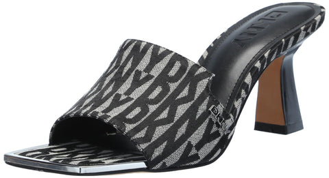 DKNY Women's Pen-Wedge Sandal Flat, Blk/Eggnog, 6.5 DKNY Women's Pen-Wedge Sandal Flat, Blk/Eggnog, 6.5