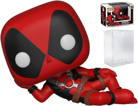 Funko POP Marvel: Deadpool Parody - Deadpool Vinyl Figure (Bundled with Compatible Pop Box Protector Case), Multicolored, 3.75 inches Funko POP Marvel: Deadpool Parody - Deadpool Vinyl Figure (Bundled with Compatible Pop Box Protector Case), Multicolored, 3.75 inches