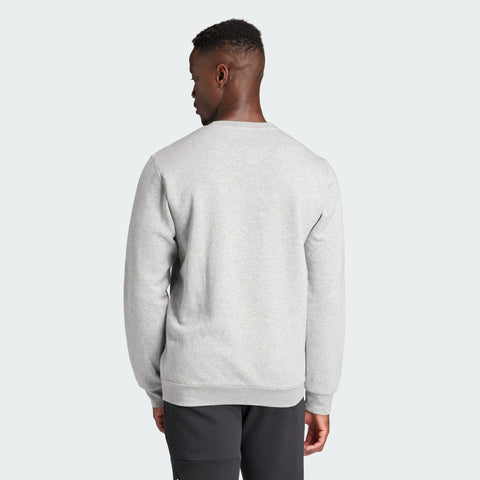 Adidas, Essentials Fleece, Sweatshirt, Mgreyh/Black, M, Man