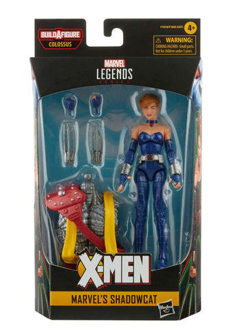 Marvel Hasbro Legends Series 6-inch Scale Action Figure Toy Marvel's Shadowcat, Premium Design, 1 Figure, 4 Accessories, and 1 Build-A-Figure Part Marvel Hasbro Legends Series 6-inch Scale Action Figure Toy Marvel's Shadowcat, Premium Design, 1 Figure, 4 Accessories, and 1 Build-A-Figure Part