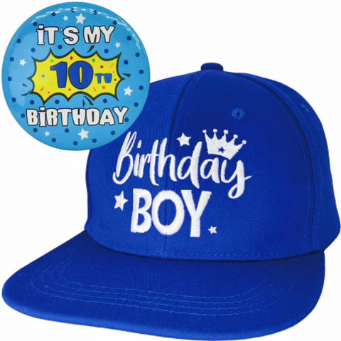 ZomefinKiu 10th Birthday Party Set - Hat, Badge Button, Decorations, Favor, Outfit for 10 Year Old Boy ZomefinKiu 10th Birthday Party Set - Hat, Badge Button, Decorations, Favor, Outfit for 10 Year Old Boy